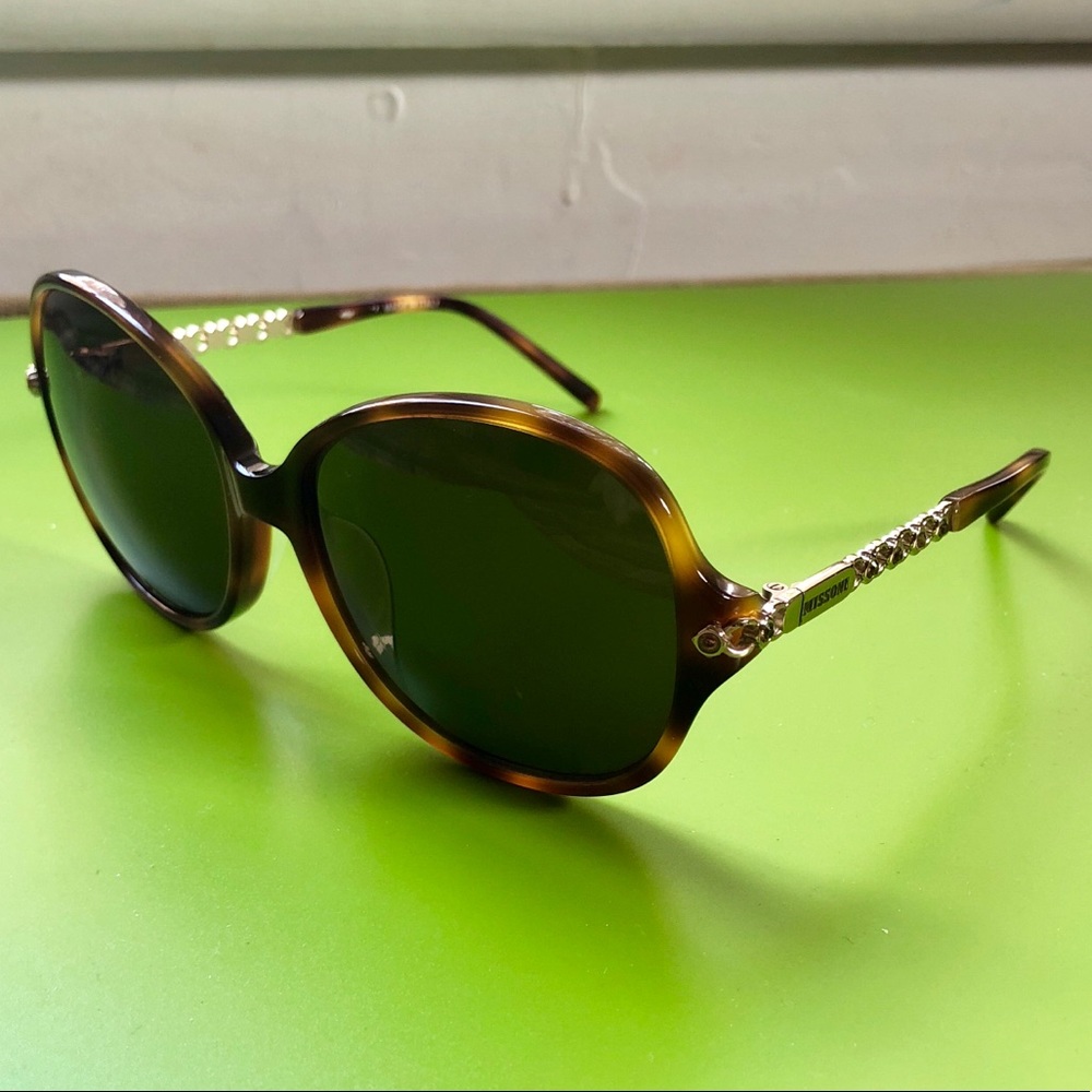 Missoni Sunglasses w/ Swarovski Detail M1680 03